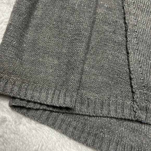BCX Women’s Sparkly Light Grey Sweater - Picture 3 of 4